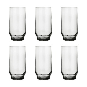 Conjunto De Copos Long Drink Nadir 410ml, Vidro, 6 Peças - 7604.135