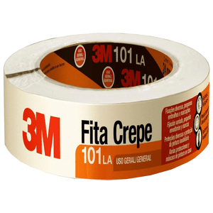 Fita Crepe 3M Uso Geral 101LA 48mm X 50m - HB004572382