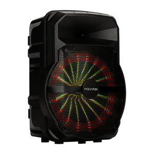 Caixa Amplificada Polyvox Xc-710t 300w, Com Bluetooth E Rádio Fm
