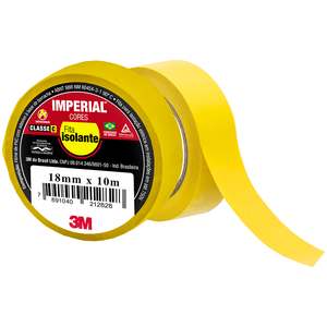 Fita Isolante 3M Imperial 18mm X 10m Amarela - HB004297949