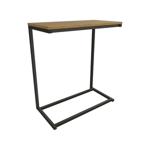 Mesa de Apoio Kappesberg Industrial Freijó / Preto Fosco - LI025