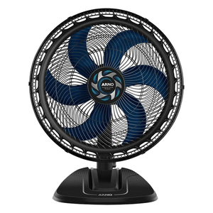 Ventilador Arno Xtreme Force Breeze, 50cm, 3 Velocidades, 6 Pás, Preto - VB50 220V