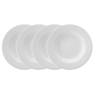 Conjunto De 4 Pratos Fundos 23cm Schmidt Convencional, Porcelana