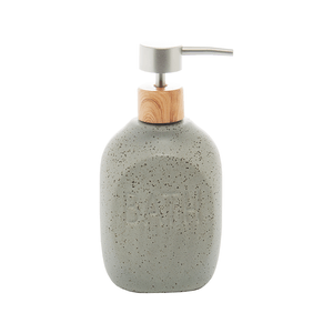 Porta Sabonete Líquido Lyor Bath 430ml Granilite, Cinza - 5687