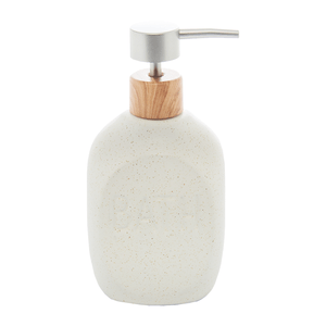 Porta Sabonete Líquido Lyor Bath 430ml Granilite, Branco - 5686