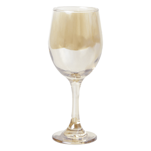 Taça Para Vinho Gzt Elegance 400ml, Vidro, Dourada - Bv0068