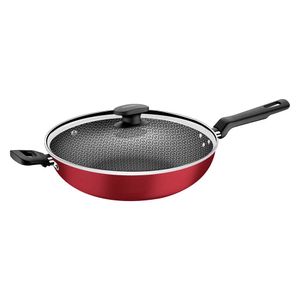 Panela Wok Tramontina Loreto 28cm, 3,3 Litros, Alumínio, Vermelho - 20394/728