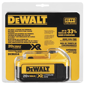 Bateria De Íons De Lítio Dewalt 20v Max 4,0ah - Dcb204-B3