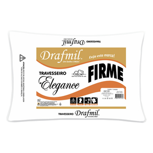 Travesseiro Drafmil Suporte Firme Fibra Siliconada 50x70cm