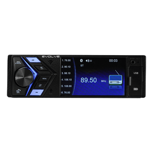 Som Automotivo Multilaser New Groove P3362,  com Tela LCD de 4", Rádio FM, Entrada USB e Conexão Bluetooth