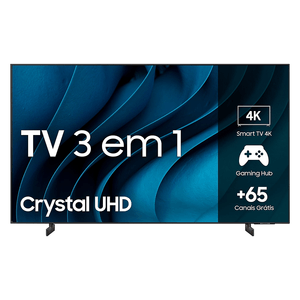 Smart Tv Samsung Crystal Uhd 4k 85", 3 Hdmi, 2 Usb, Wi-Fi, Sistema Operacional Tizen - Un85cu8000gxzd