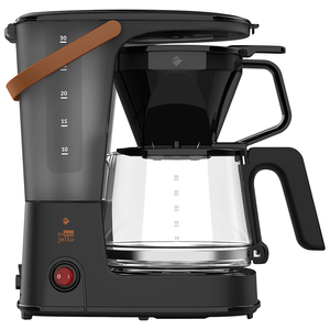 Cafeteira Cadence Pour Over 2 Em 1 Com Filtro Permanente, 30 Xícaras, Jarra De Vidro 1,25l, 750w, Preta - Caf500 220v