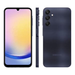 Smartphone Samsung Galaxy A25 5G 256GB Azul Escuro com Tela de 6,5" e Câmera Tripla de 50MP