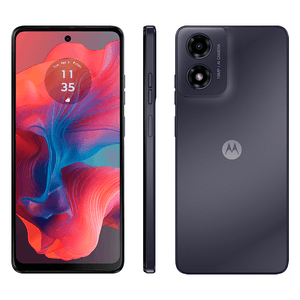Smartphone Motorola Moto G04 128GB Grafite com Tela de 6,6" e Câmera de 16MP