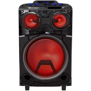 Caixa Amplificada Philips Party Speaker, 1000w, Com Bluetooth E Rádio Fm, Preto - Tax3308/78