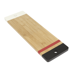 Tábua Retangular Mor Para Servir 48,2cm X 14,5cm, Em Bamboo - 008425