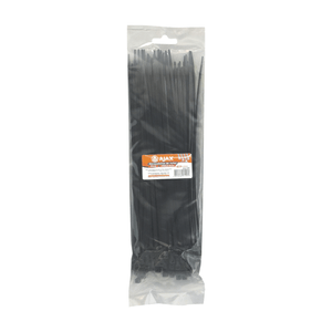 Abraçadeira De Nylon Ajax 250 X 3,5mm, 100 Peças, Preta - A11036