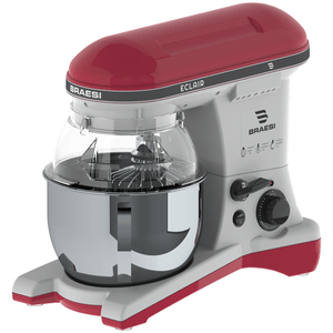 Batedeira Planetária Braesi Eclair Bp-500, 10 Velocidades, 5l, 800w, Vermelho - B18112 Bivolt