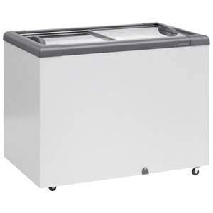 Freezer Gelopar Ghd 300, Tampa de Vidro 295L - 220v