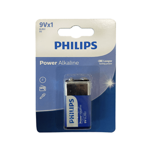 Bateria Alcalina Philips 9v - 6lr61p1b/59