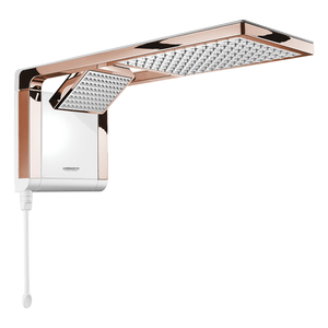 Ducha Lorenzetti Acqua Duo Ultra Eletrônica 7.800w Branco/Rose Gold 7800w – 7510124 220v