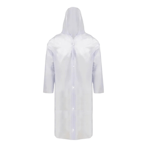 Capa De Chuva Baspan Soft Laminada, Pvc, Transparente, Tamanho G