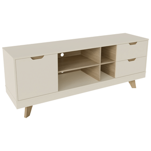 Rack Artely Michigan Off White/Carvalho - 004225