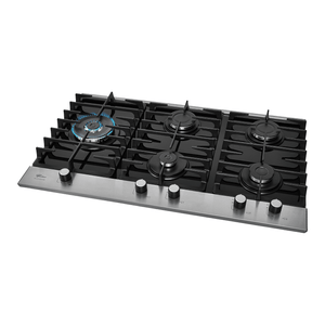 Cooktop A Gás 5 Bocas Fischer Platinium Preto - Gii