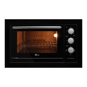 Forno Elétrico De Embutir Fischer Fit Line 48l Frontal Preta - 220v, Modelo 34493