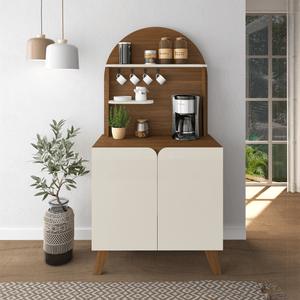 Cantinho Do Cafe Artely Viena Cedro/Off White - 004631