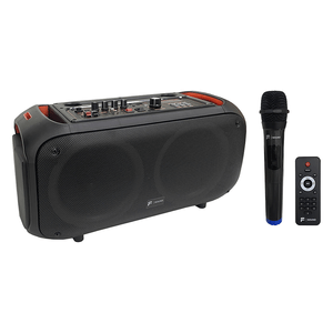 Caixa De Som Portátil F.Sound Fs-1068, 800w Com Bluetooth, Preto - 5599 Bivolt