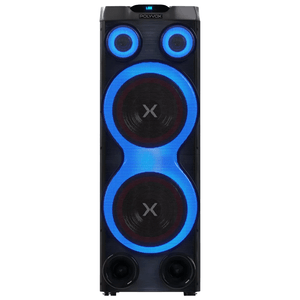 Caixa Amplificada Polyvox Xt-2212t Torre, 2500w, Com Bluetooth E Rádio Fm