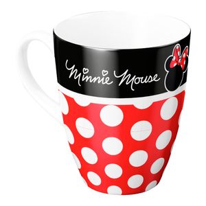 Caneca Porcelana Roupa Minnie 350ml Disney Ndi St68983