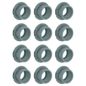 Kit Com 12 Conectores Adaptador 3/4" Cinza Inpol - 28