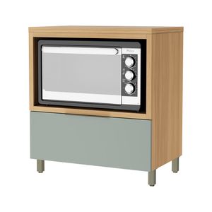 Balcão Forno Nesher 80cm C/Tampo 500727 Nature/Vd
