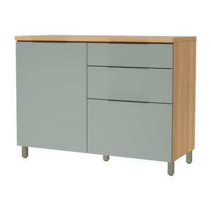 Balcao Pia Nesher 120cm C/Tampo 500686*Nat/Vd