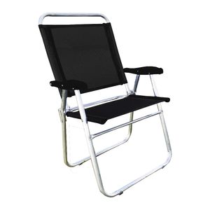 Cadeira Cancun Plus Preta Zaka CPC260