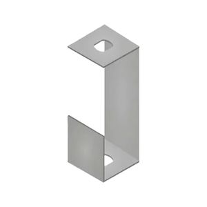 Gancho Curto para Perfilado com Reforço 38x38mm Perfil Líder - C-PZ