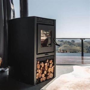 Calefator Metávila 680GF Dupla Combustão C/ Kit Canos Inox
