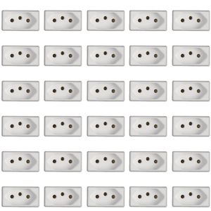 Kit 30UN Módulo Tomada 2P+T 10A/250V Tramontina - 57115/030