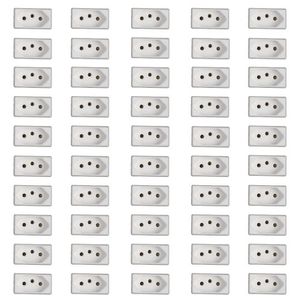 Kit 50UN Módulo Tomada 2P+T 10A/250 Tramontina - 57115/030