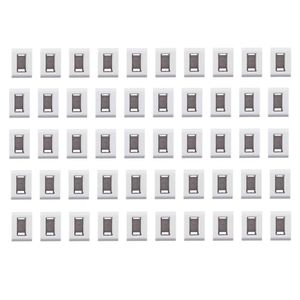Kit com 50UN da Caixa de Sobrepor com Tampa 1 Posto Tramontina LizFlex - 57303001
