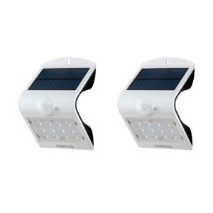 Kit Com 2 Arandelas Solar Intelbras ASI 220, Luz Branca - 4842811