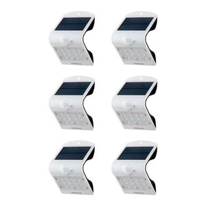 Kit Com 6 Arandelas Solar Intelbras ASI 220, Luz Branca - 4842811
