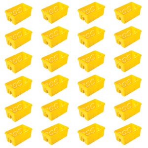 Kit Com 24 Caixas De Embutir Bet Plásticos 4x2 - CX42103