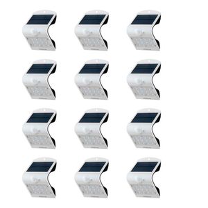 Kit Com 12 Arandelas Solar Intelbras ASI 220, Luz Branca - 4842811