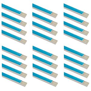 Kit Com 24 Canaletas Com Divisória E Fita Dupla Face Tramontina Branca - 57300/118