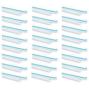Kit Com 24 Canaletas Para Superfície 13x5mm Com Adesivo Dexson Schneider, Branco - Dxn10031