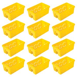 Kit Com 12 Caixas De Embutir Bet Plásticos 4x2 - CX42103