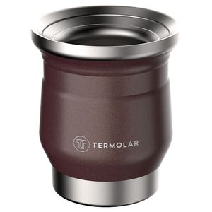 Cuia Térmica Termolar Tupi Inox 250ml Bronze